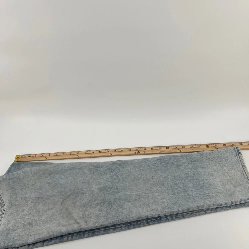 American Eagle Slim Straight Light Wash Denim Jeans Mens 31x32 Stretch Airflex+